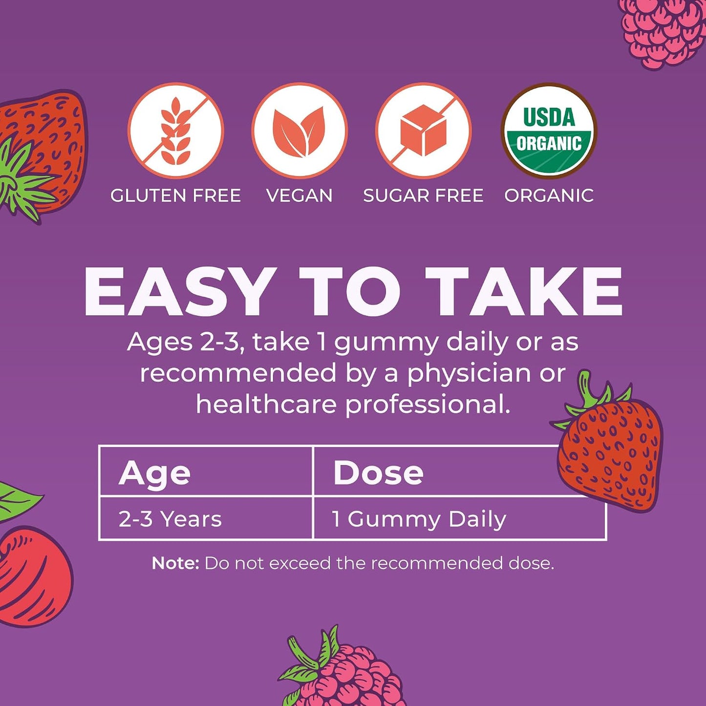 MaryRuth's Organic Toddler Multivitamin Gummies | 60 Count (60-Day Supply) - görsel 8