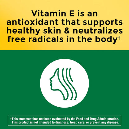 Nature Made Vitamin E 180 mg (400 IU) dl-Alpha Softgels, 100 Softgels
