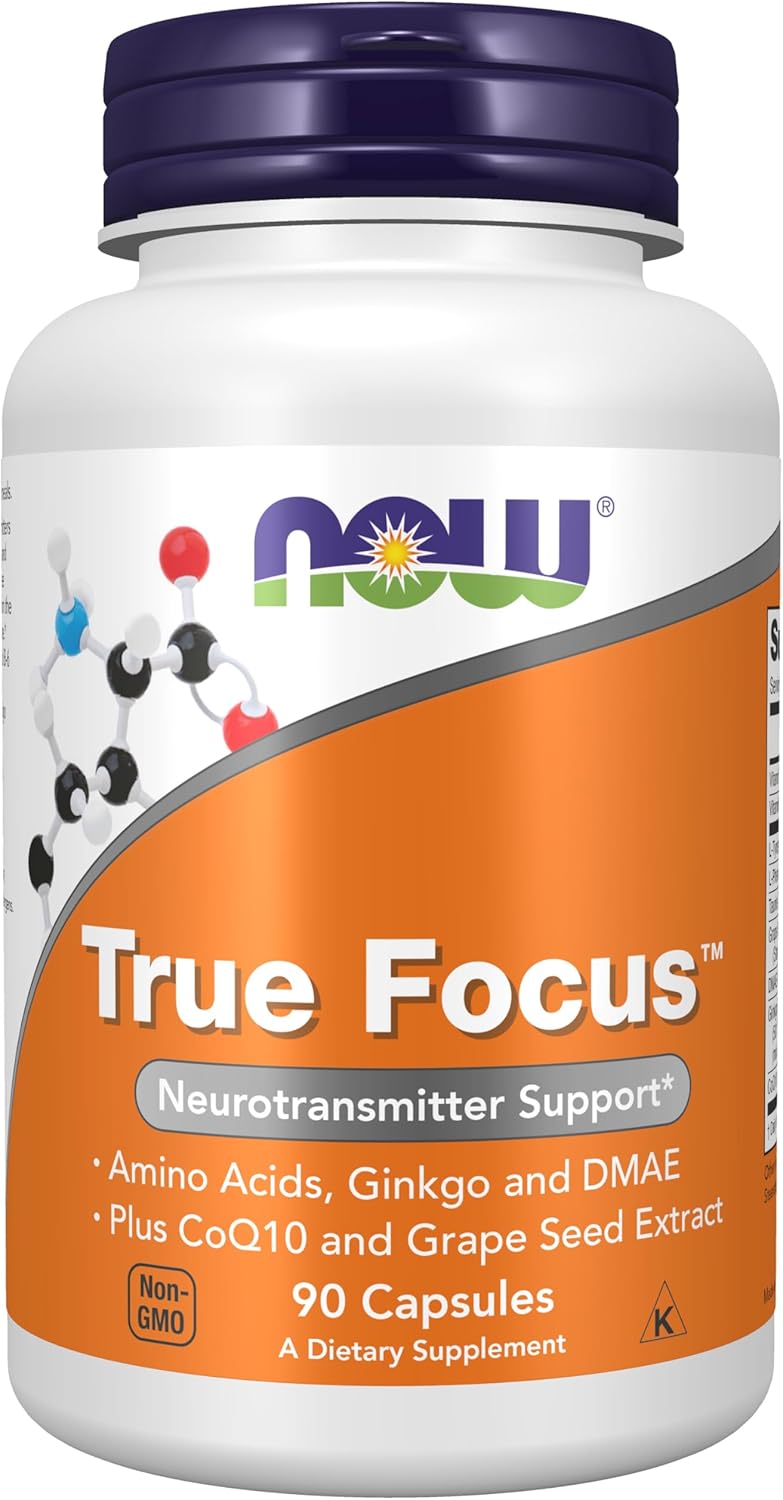 Now Foods True Focus, 90 Veggie Capsules - görsel 1