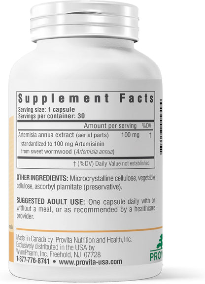 PROVITA Artemisinin Pro – Sweet Wormwood Capsules, Immune Support Food Supplement