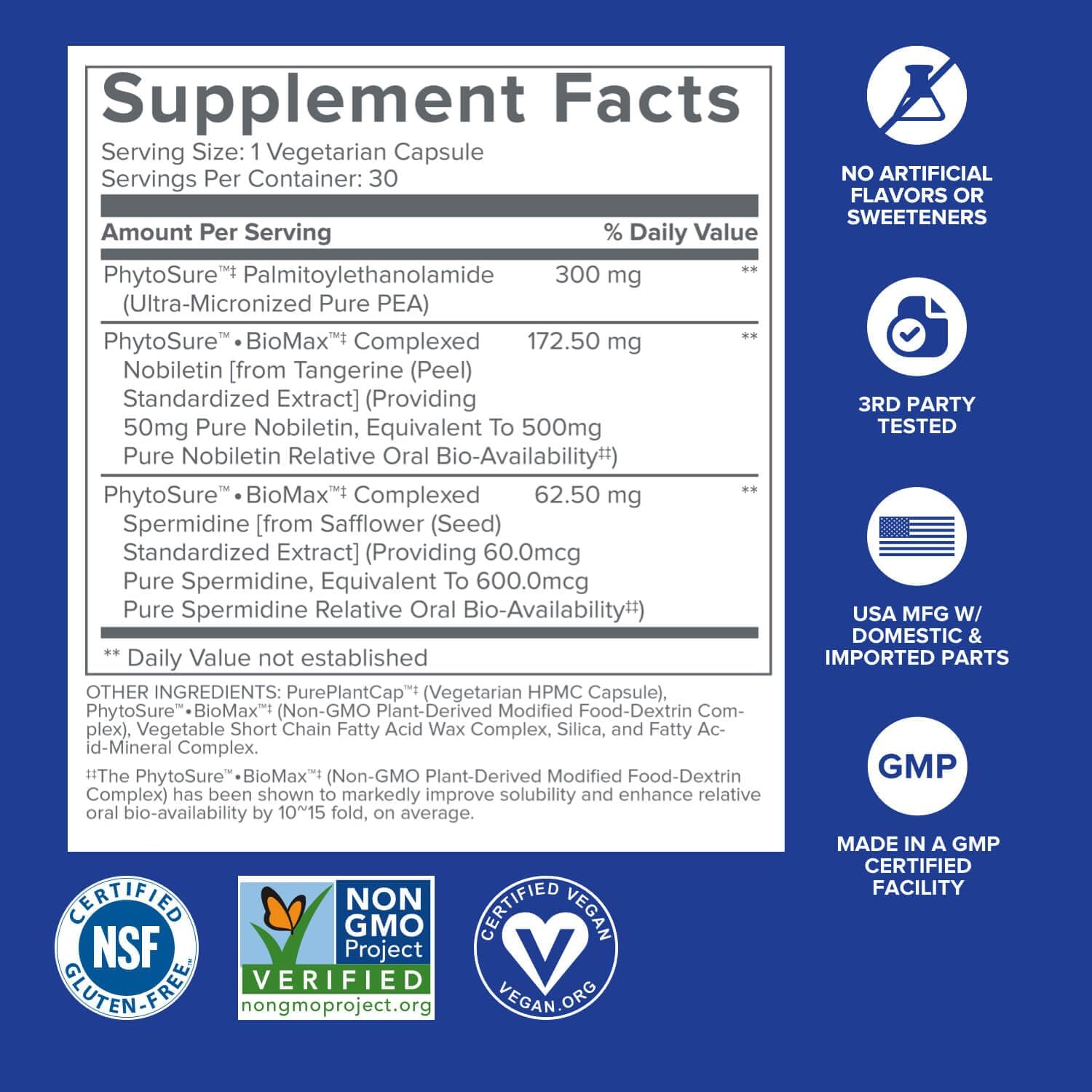 Gundry MD Bio Sync Food Supplement - Daytime Energy, Focus & Memory Support (30 Capsules) - görsel 2