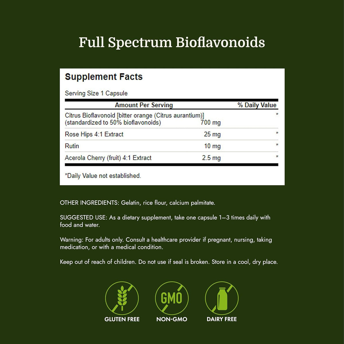 Swanson Full Spectrum Citrus Bioflavonoid Complex - 250 Capsules - görsel 4