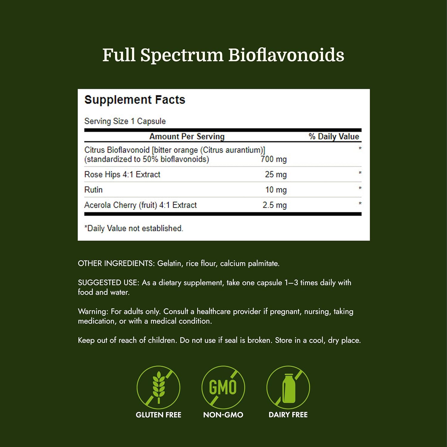 Swanson Full Spectrum Citrus Bioflavonoid Complex - 250 Capsules - görsel 4