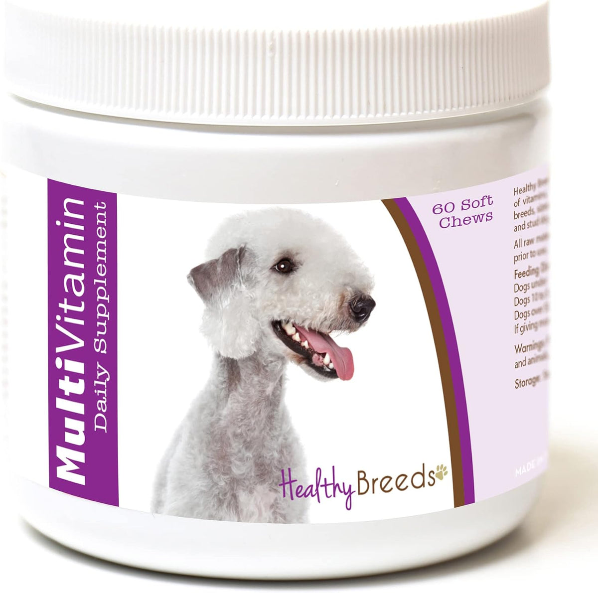 Healthy Breeds Bedlington Terrier Multivitamin Soft Chews (60 Count) - görsel 1