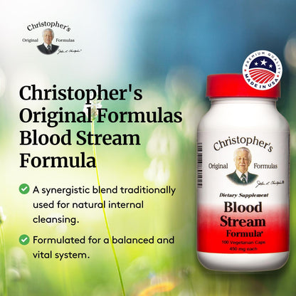 DR. CHRISTOPHER'S Formulae Blood Stream Formula, 100 Caps