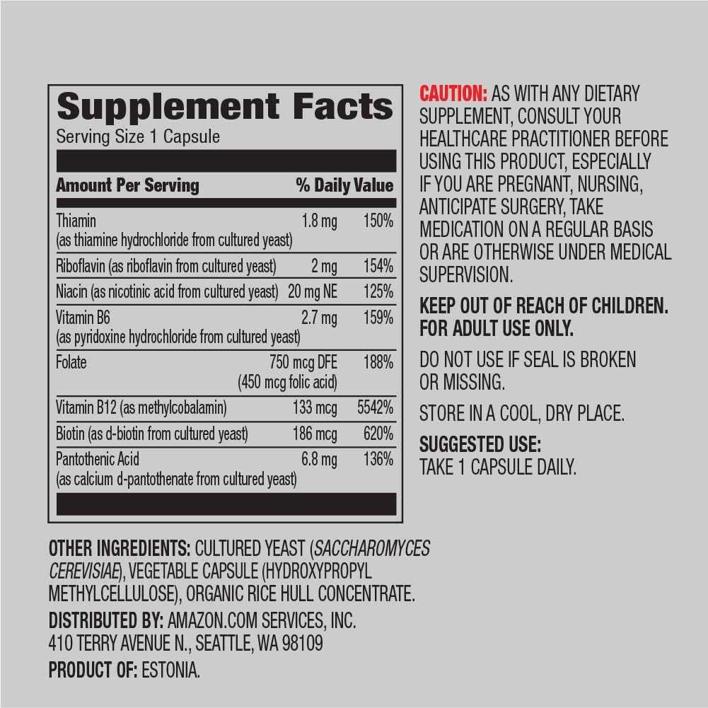 Elements B Complex – High Potency Whole Food Cultured, Vegan – 65 Capsules - görsel 2