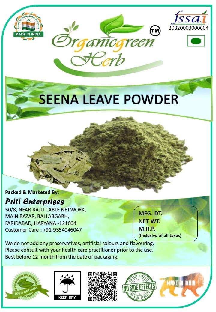 ATS Senna Leaf Powder 800g | Sonamukhi Patta Powder | Swarnamukhi | Sanaya Leaves Powder Dry - görsel 1