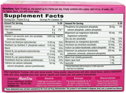 Emergen-C Pink Lemonade Vitamin C Fizzy Drink Mix - 30 Sachets