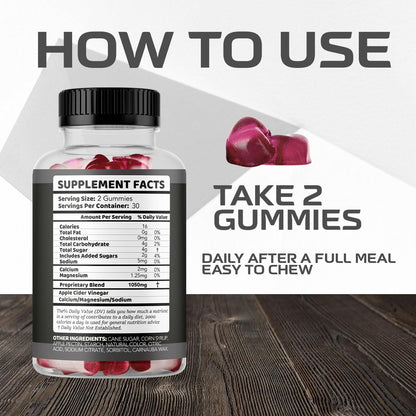 Manhood Plus Gummies for Men - 1050mg Gummy (60 Gummies)