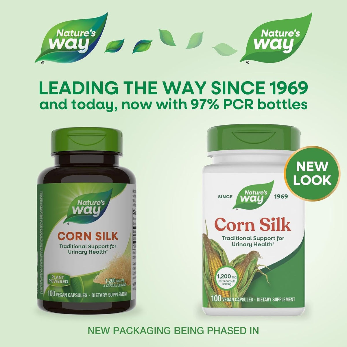 Nature's Way Corn Silk, 1,200 mg per 3-Capsule Serving, Traditional Support for Urinary Health*, Vegan, No Gluten, 100 Vegan Capsules (Packaging May Vary) - görsel 3