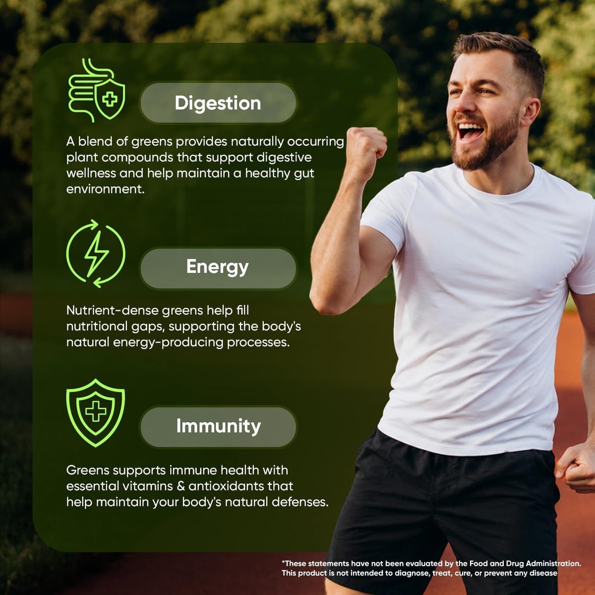 WeightWorld Super Greens Gummies – 45-Day Supply, 90 Vegan Gummies for Energy, Immune Function & Digestion - görsel 4