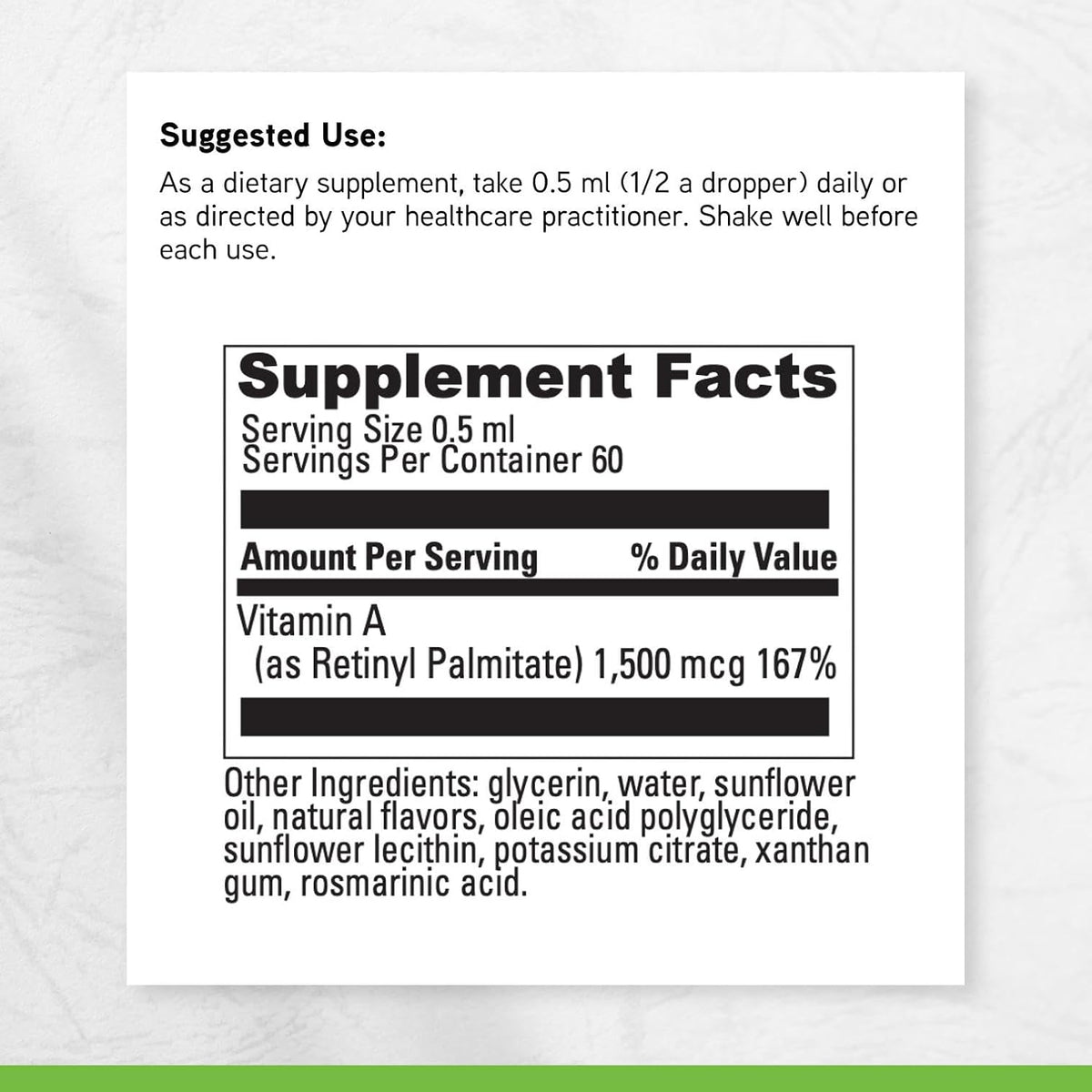 DAVINCI Labs Liposomal A - Liquid Vitamin A Supplement - görsel 6