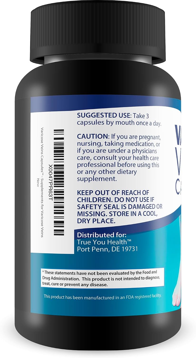 Varicose Vein Capsules – Herbal Supplement for Vein Health - görsel 3