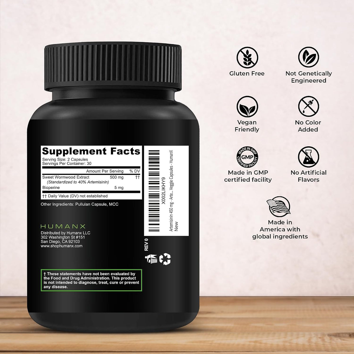 Artemisinin 505mg with BioPerine for Greater Absorption - görsel 2