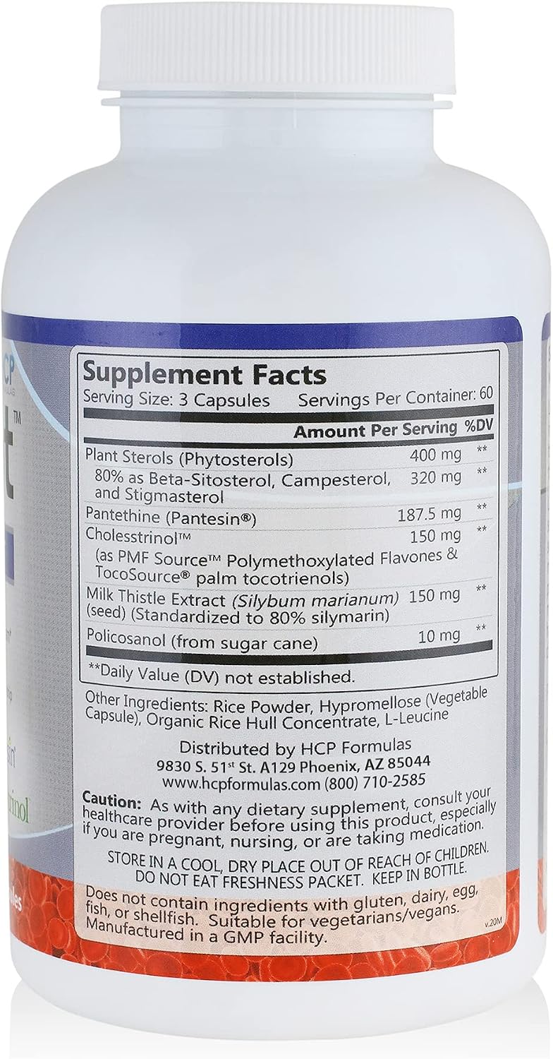 LipiCept – Natural Cholesterol Support Supplement with Plant Sterols – Helps Maintain Normal Cholesterol Levels – 180 Capsules - görsel 2