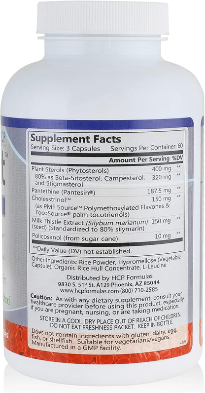 LipiCept – Natural Cholesterol Support Supplement with Plant Sterols – Helps Maintain Normal Cholesterol Levels – 180 Capsules
