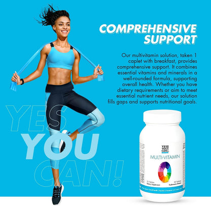 Yes You Can! Daily Multivitamin for Men and Women – 30 Tablets