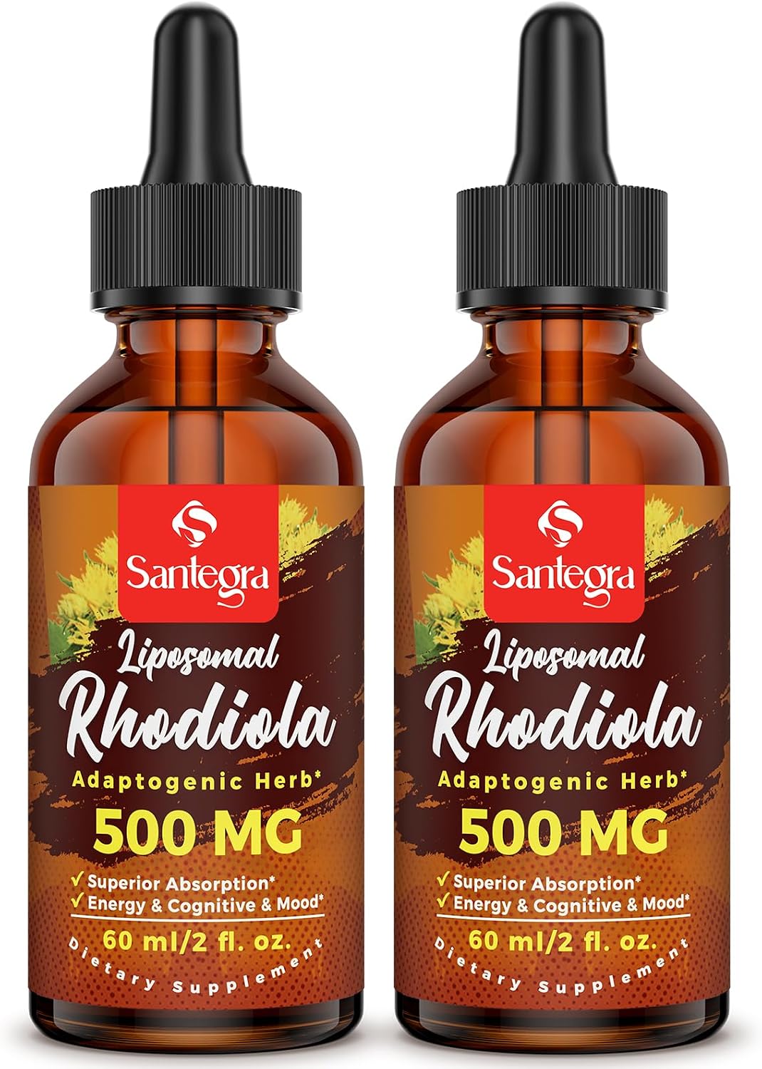 500 mg Liposomal Active Rhodiola Rosea Supplement – Liquid for High Absorption, Vegan, Sugar & Gluten-Free, 60 ml - görsel 8