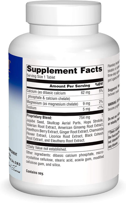 Planetary Herbals Stress Free, 815 mg - 180 Tablets | Botanical Stress Relief