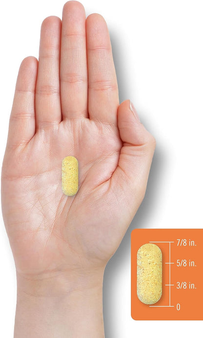 Carlyle Buffered Vitamin C | 2000mg | 180 Caplets | with Bioflavonoids and Rose Hips | Vegetarian, Non-GM, and Gluten-free Food Supplement