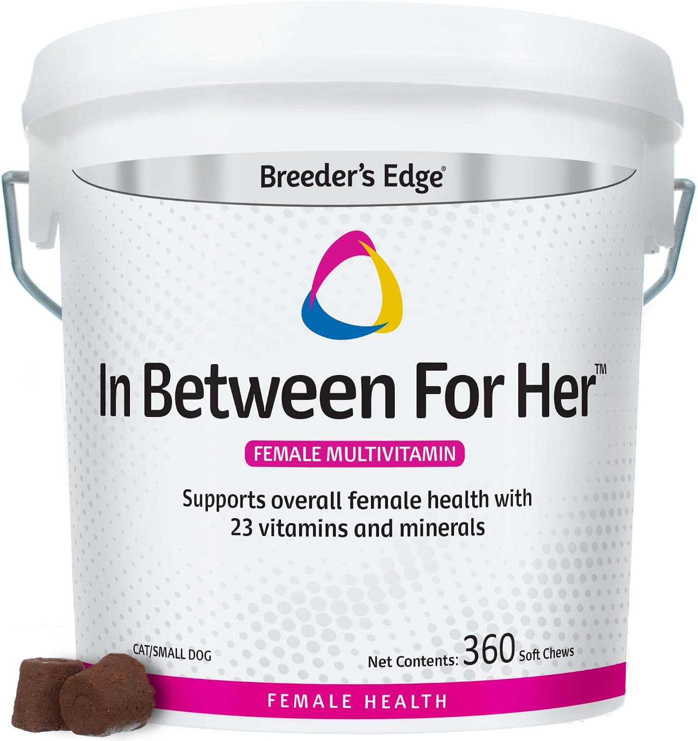 Breeder's Edge In Between for Her - Daily Multivitamin for Breeding Dogs and Cats (360 Chewable Tablets) - görsel 1