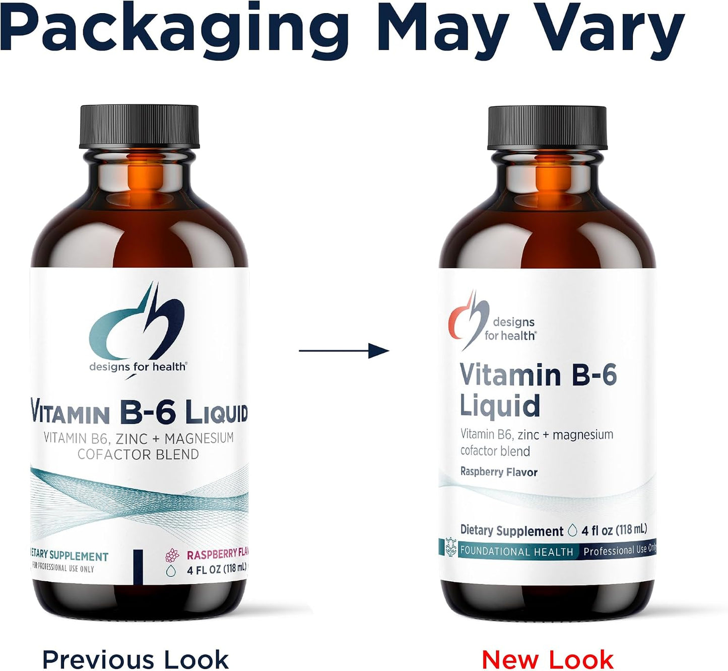 Designs for Health Vitamin B6 Liquid – 50 mg with Magnesium Chelate and Zinc – Raspberry Flavour, 120 ml (24 Servings) - görsel 3