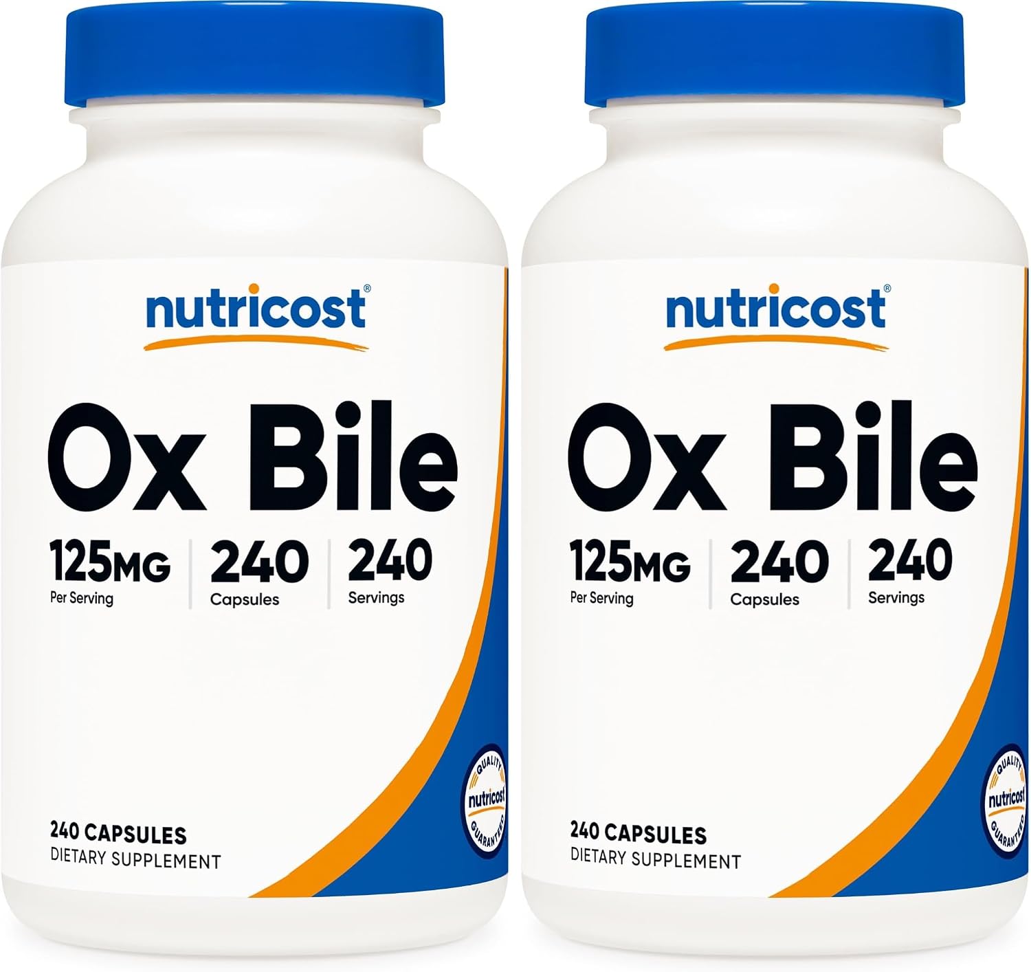 Nutricost Ox Bile Capsules 500mg (120 Capsules) - Non-GM, Gluten-free - görsel 7