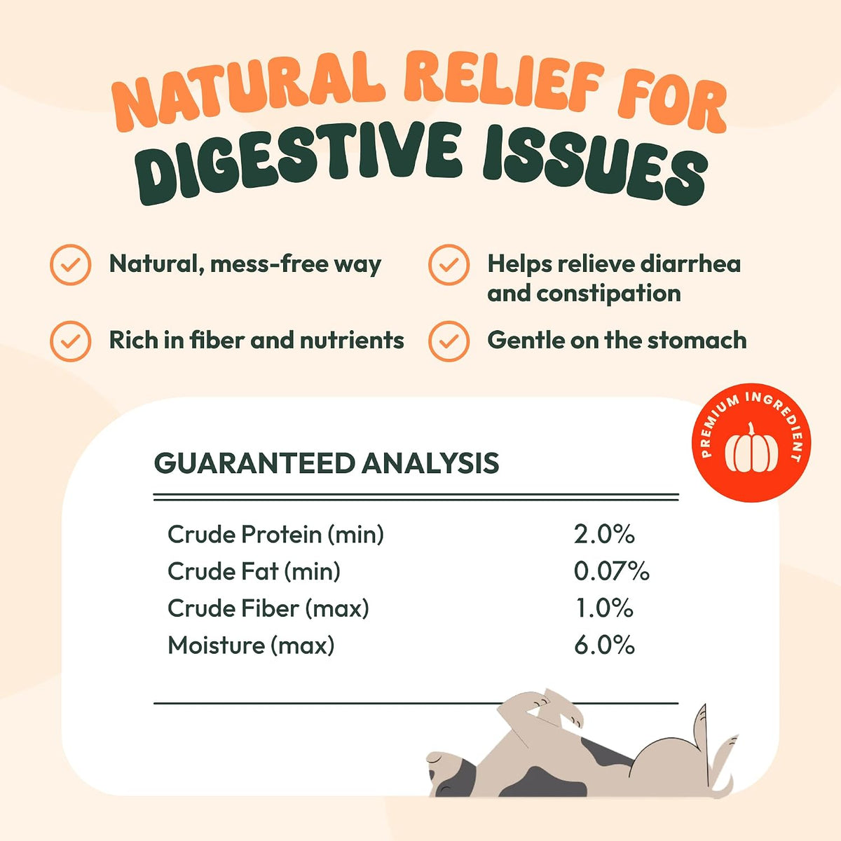 Pure Paws Organic Pumpkin Powder for Dogs, Puppies, Cats, and Kittens - 213g - görsel 4