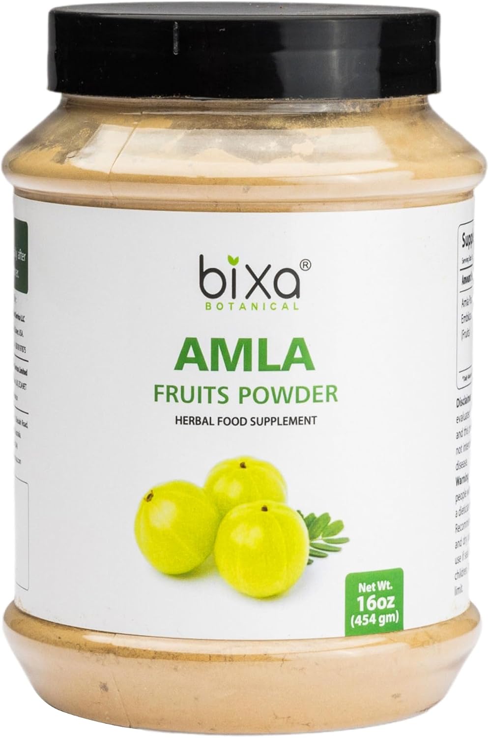 bixa BOTANICAL Amalaki Amla Berries Powder - Indian Gooseberry - Rich in Natural Vitamin C - Non-GMO - Gluten-free - 200g (7 oz) - görsel 9