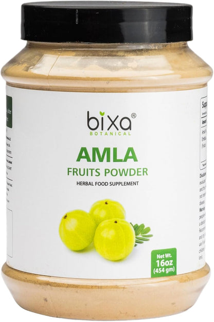 bixa BOTANICAL Amla Powder (Emblica officinalis) - 454 g (1 lb)