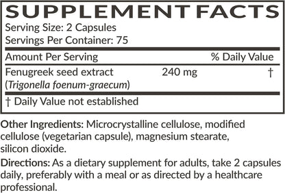 Futurebiotics Fenugreek Extra Strength - Supports General Health and Wellbeing - Non-GMO, 150 Vegetarian Capsules