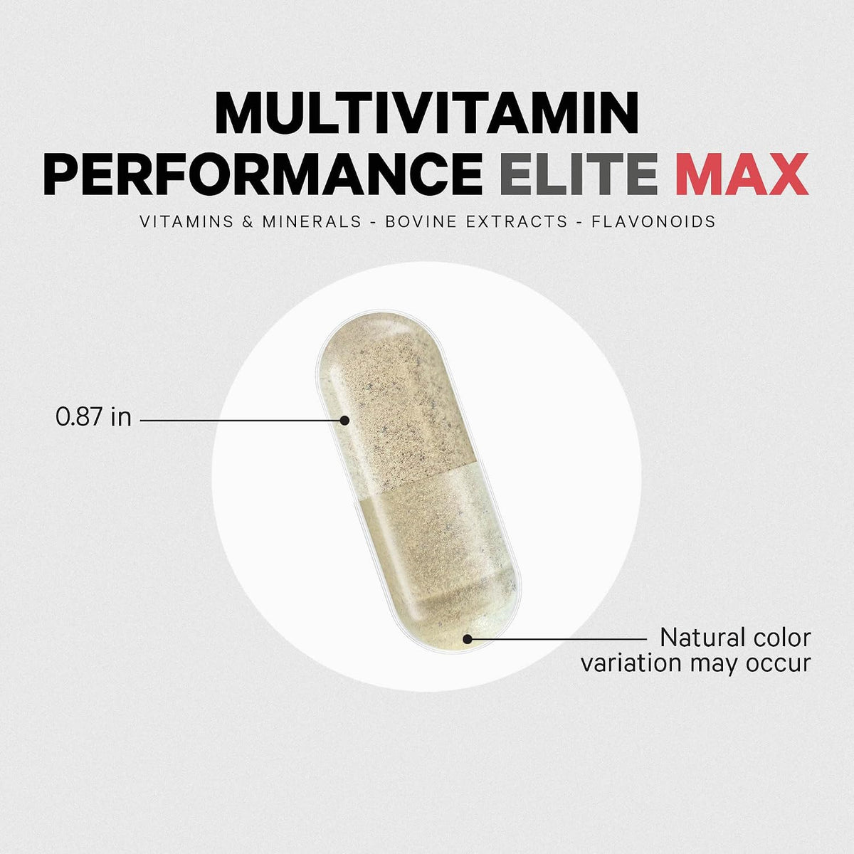 Codeage Multivitamin Performance Elite Max – Daily Multivitamin with Vitamins A, B Complex, C, D3, E & Vitamin K (MK-4, MK-7), Minerals, Botanicals, Grass-Fed Organ Blend & Lutein – 90 Capsules - görsel 8