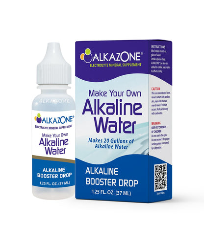 ALKAZONE Alkaline Booster Drops (2-Pack) - Create Your Own Alkaline Water
