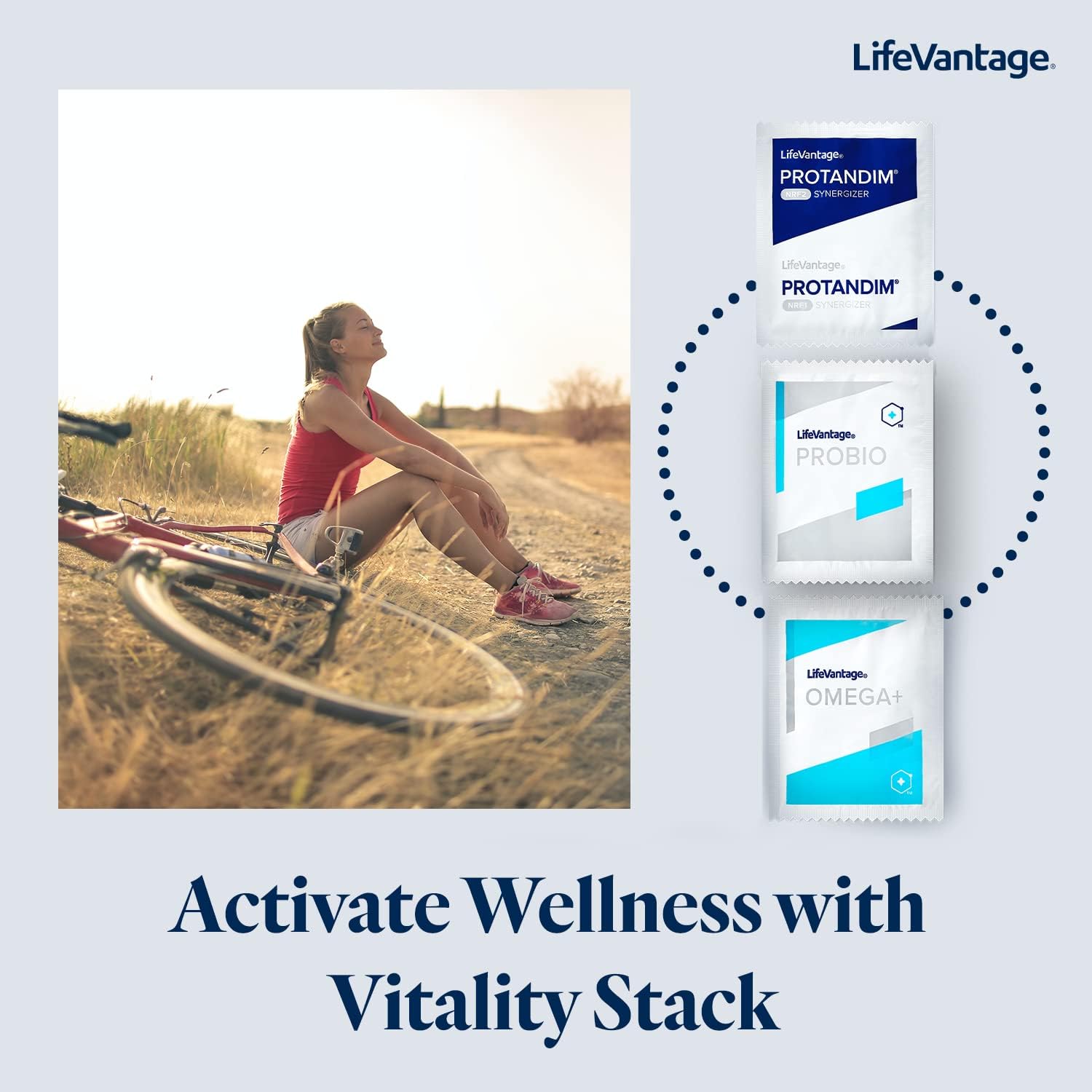 LifeVantage Vitality Stack Travel Kit – Protandim NRF1 + NRF2 Synergiser + Probio and Omega - görsel 5