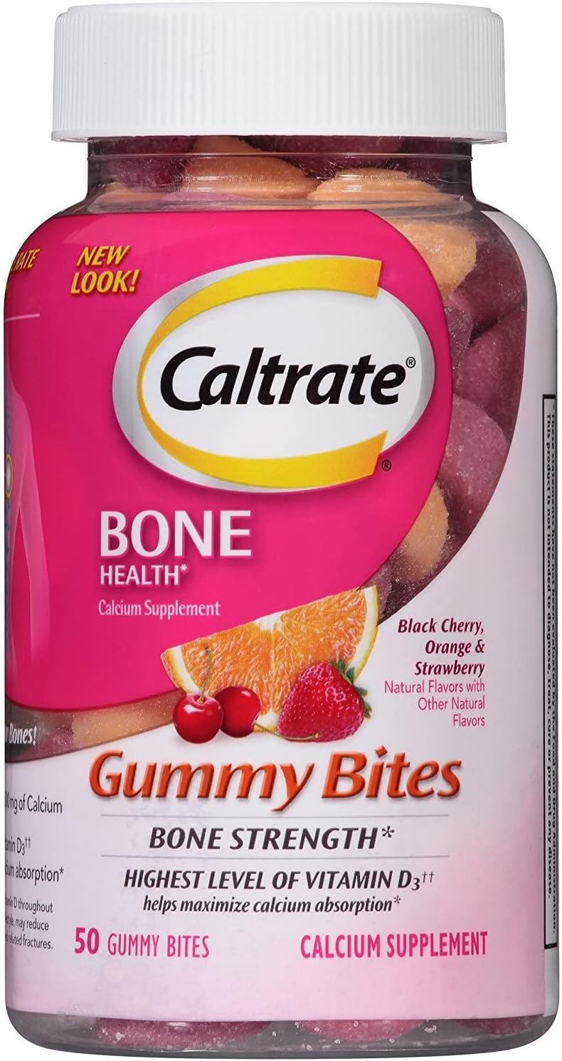Caltrate +D Gummy Bites, 50 Count - görsel 1