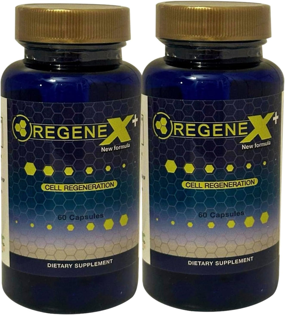 Regenex+ Stem Cell Supplement with AFA Blue Green Algae - 120 Capsules (2 Bottles) - görsel 1