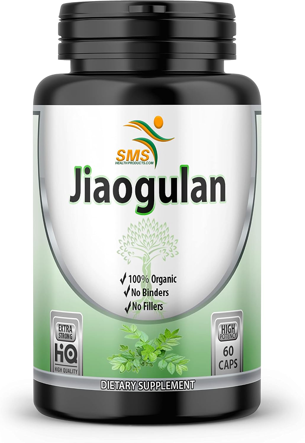 Jiaogulan 10:1 Extract Capsules – Gynostemma Pentaphyllum Adaptogen Supplement, Vegan, Non-GMO, 60 Vegan Capsules - görsel 2