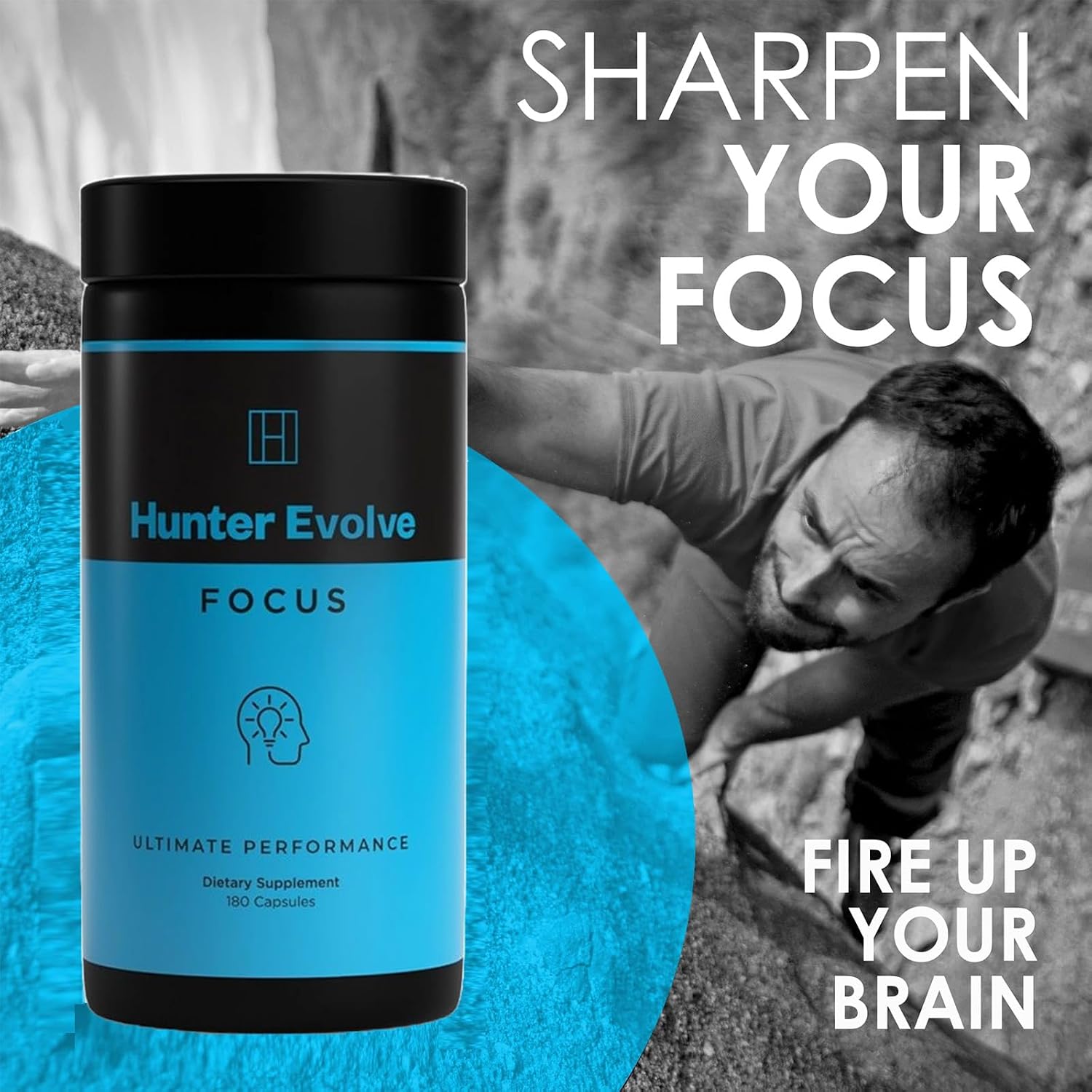 Genuine Hunter Focus Premium Nootropic Brain Supplement for Memory and Focus - görsel 2