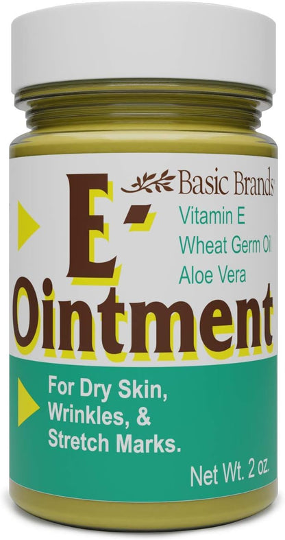 Basic Organics Vitamin E Ointment - Original, 56 g (Pack of 3)
