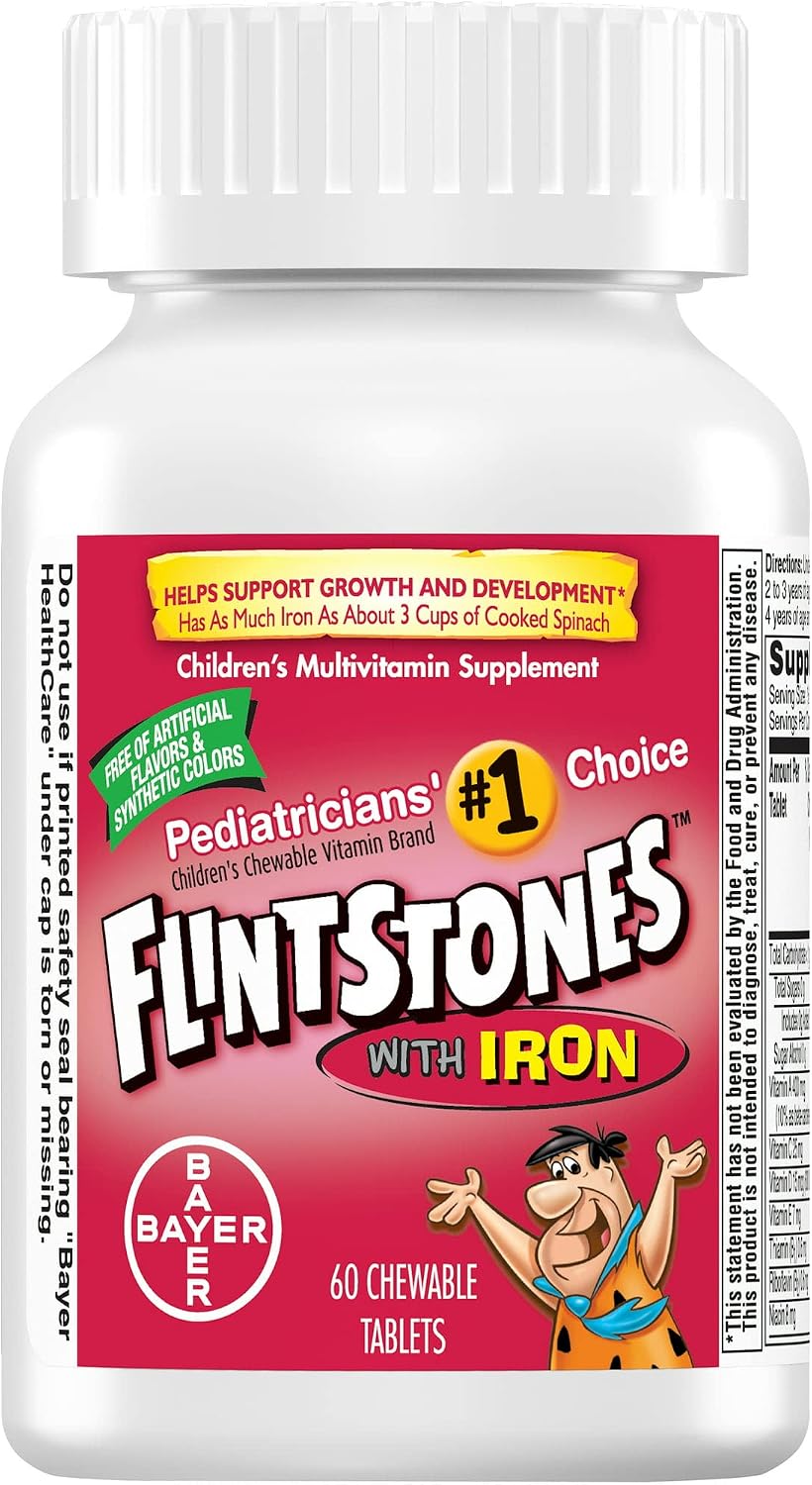 Flintstones Plus Iron Chewable Vitamins - 60ct - görsel 3