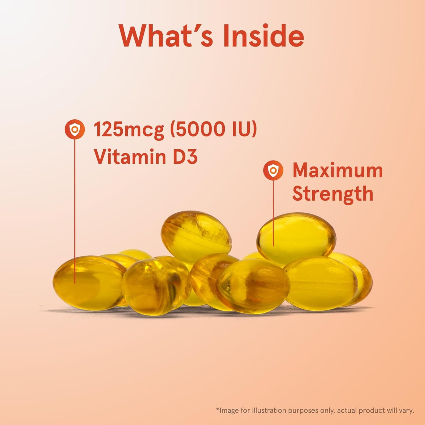 Jarrow Formulae Vitamin D3 125 mcg (5000 IU) Softgels – 100 Softgels - görsel 3