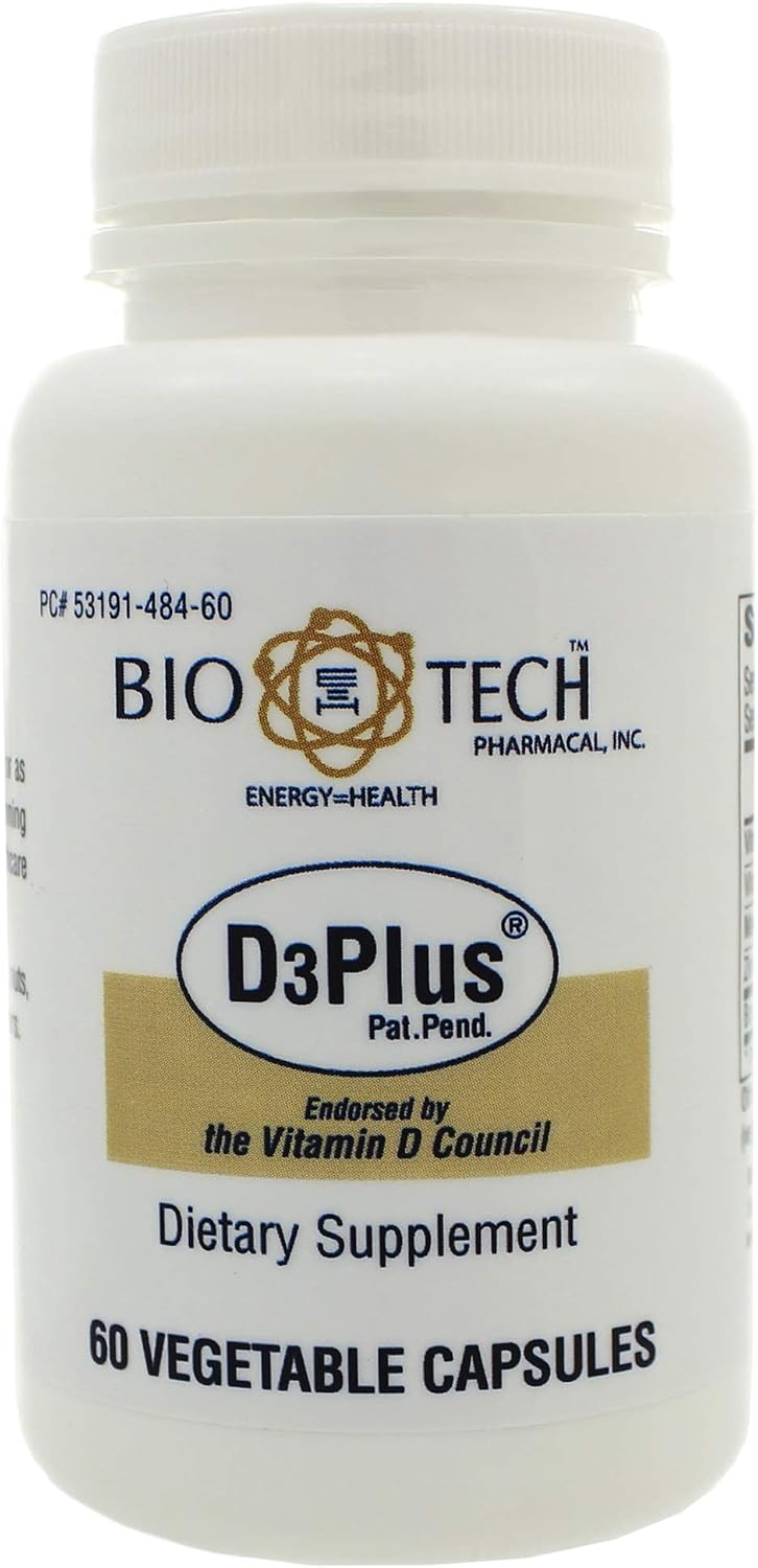 Bio-Tech D3 Plus – 60 Veggie Capsules - görsel 1