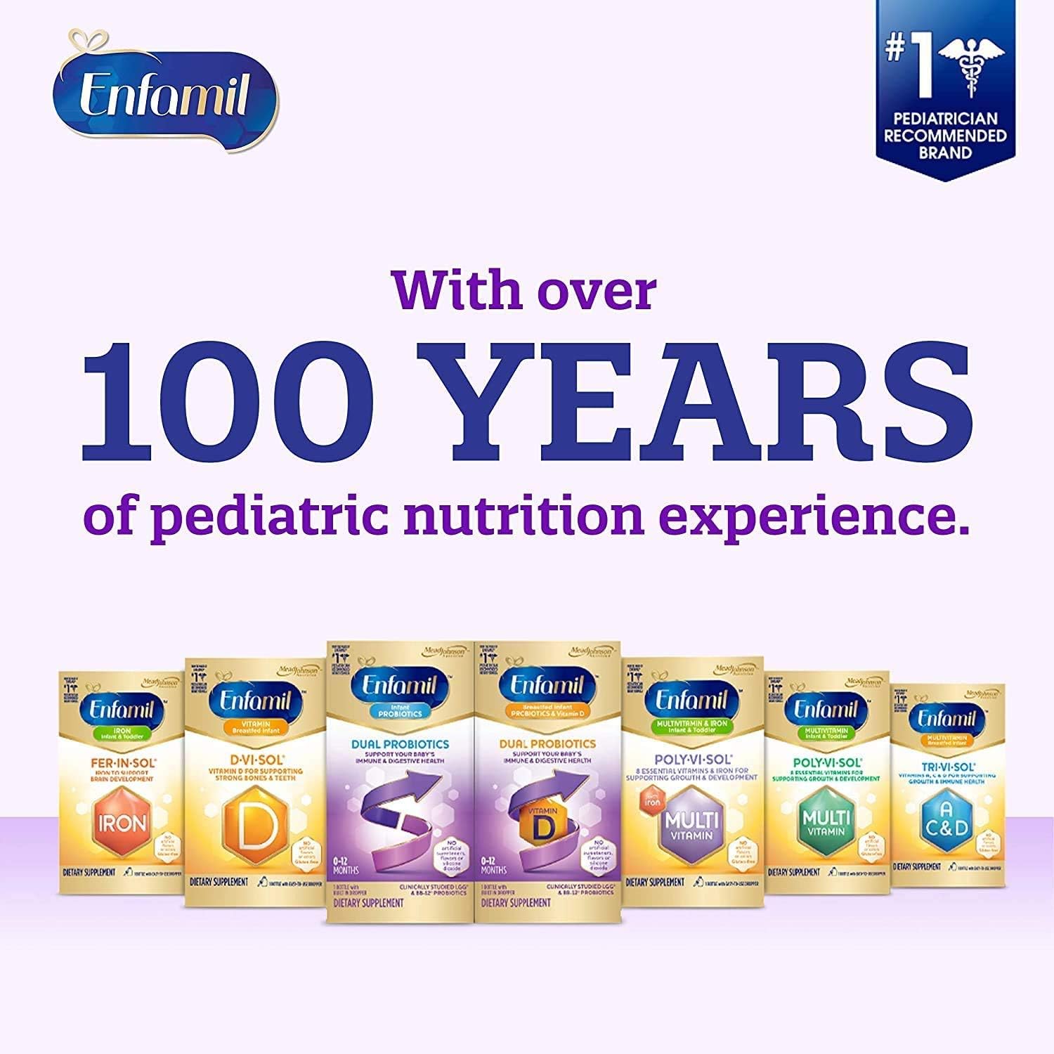 Enfamil Tri-Vi-Sol Vitamins A, C & D Drops 50 ml (Pack of 4) - görsel 3