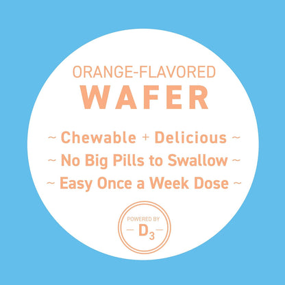 Replesta NX 14,000 IU Vitamin D3 Cholecalciferol Once-Weekly Chewable Wafer, 8 Wafers