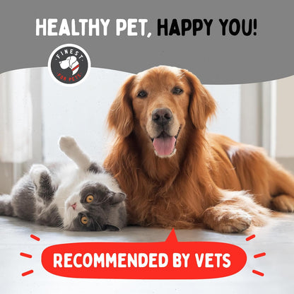 Wild Alaskan Omega-3 Blend Pollock & Salmon Oil for Dogs & Cats (16oz) - 100% Pure Fish Oil Supplement with EPA & DHA