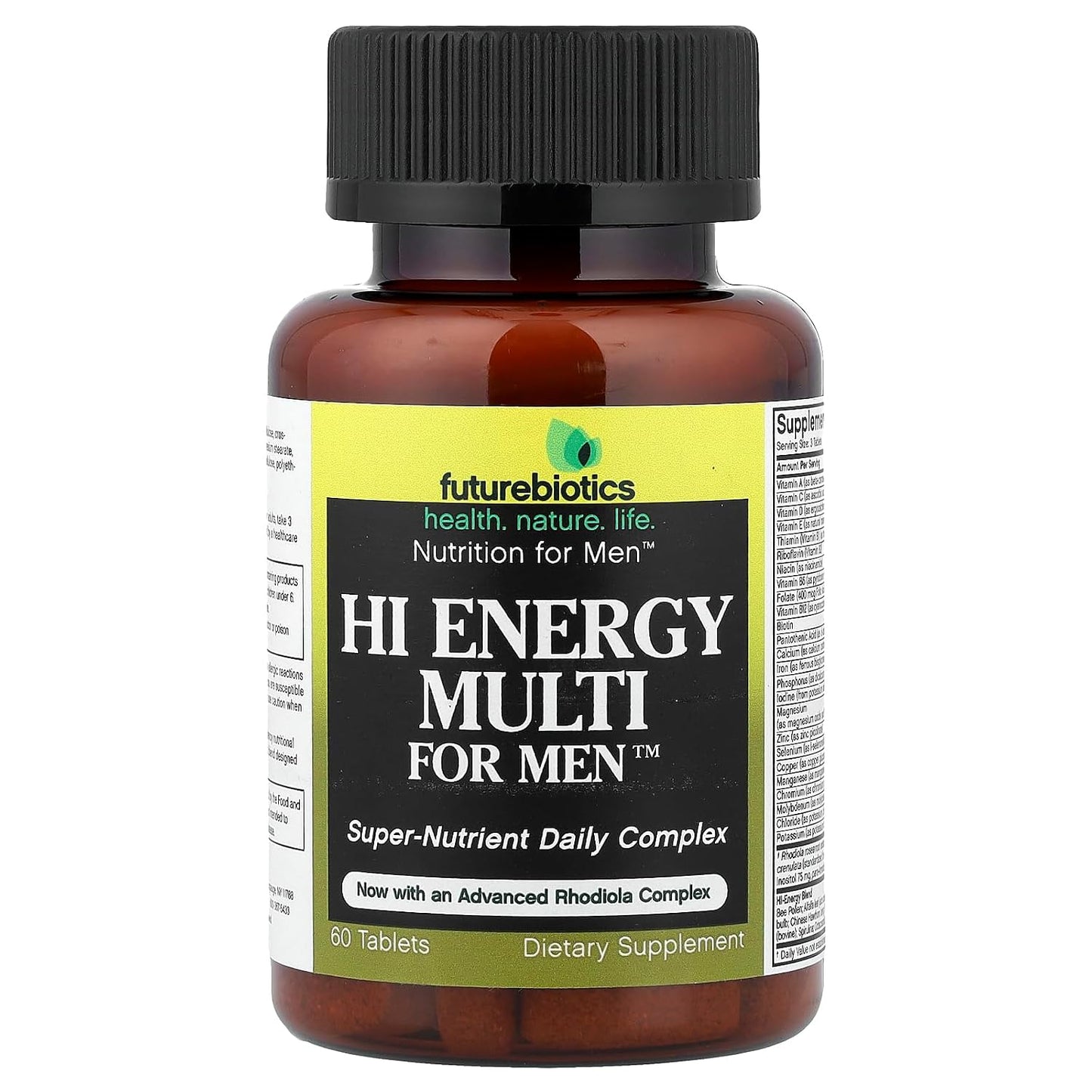 Futurebiotics Multi Energy for Men Multivitamin - 60 Tablets - görsel 1