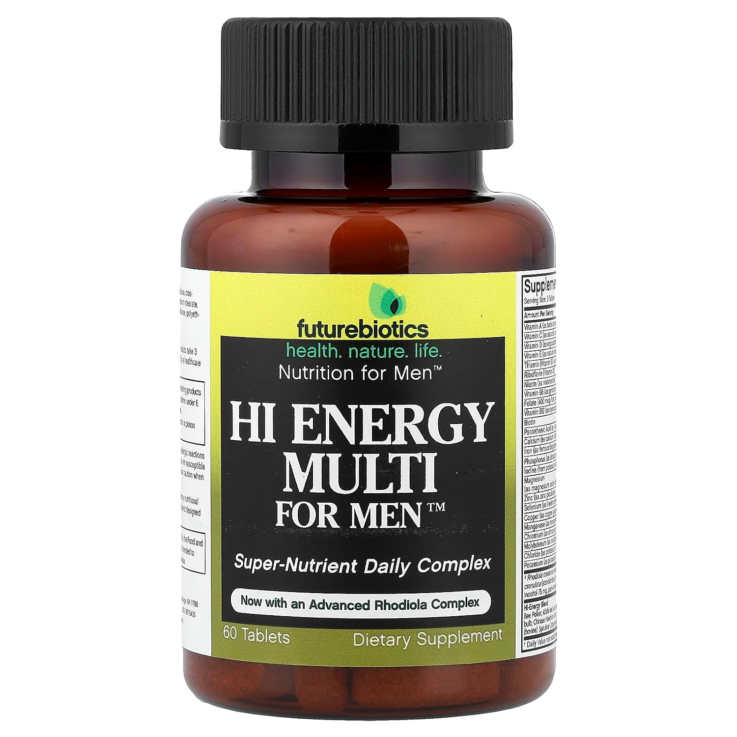Futurebiotics Multi Energy for Men Multivitamin - 60 Tablets - görsel 1