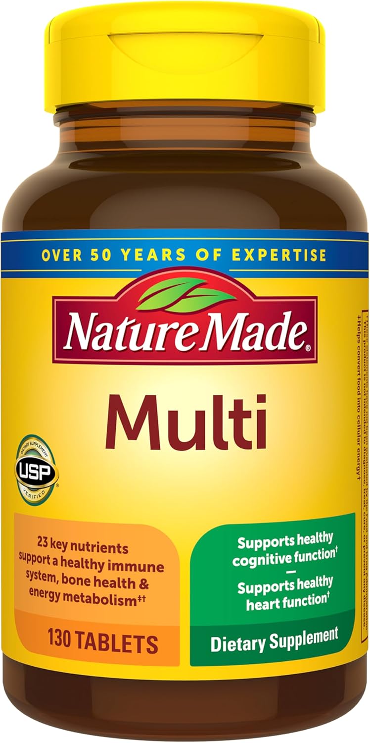 Nature Made Multivitamin Tablets with Iron, 130 Tablets - görsel 1