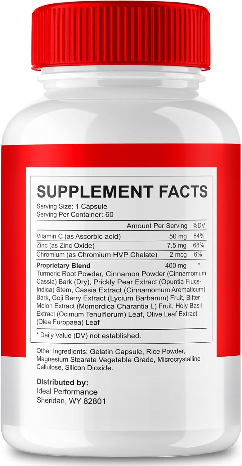 Gluco Ally Capsules – Maximum Strength All-Natural Formula (2 Pack) - görsel 2