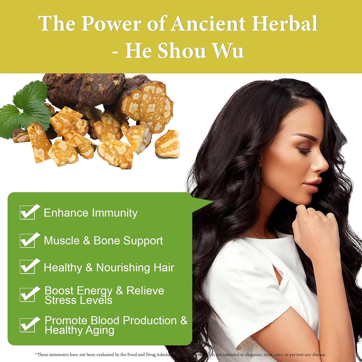 VELOTO Organic He Shou Wu Extract Powder 50:1 – Pure Fo-Ti Herbal Supplement, No Fillers, Vegan, Traditionally Used for Hair, Vitality & Antioxidant Superfood (170g) - görsel 5